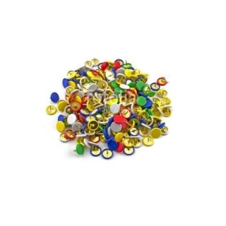 PUNTINE COLORATE (monocolore  )SCATOLA 50 PEZZI