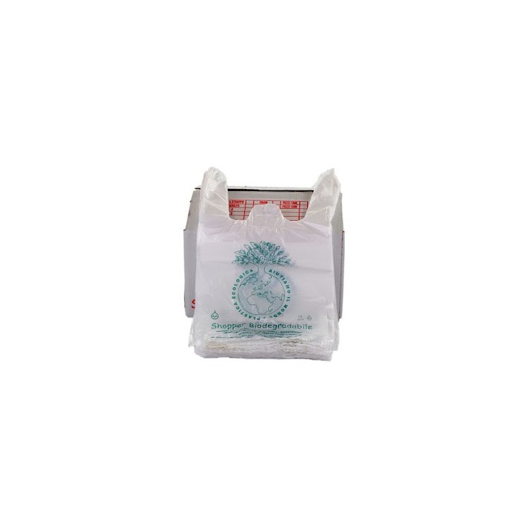 SHOPPER BIO COMPOSTABILE   23 X 45    PEZZI 500
